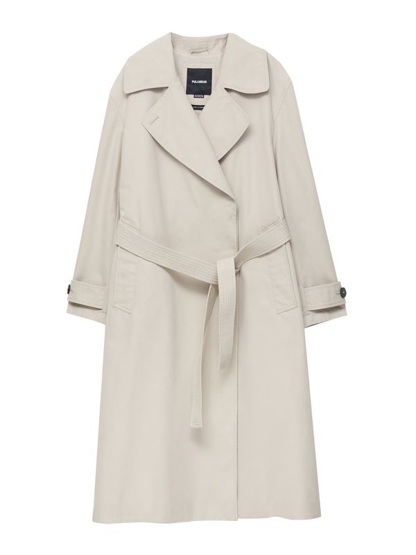 Pull&Bear Pull&Bear Prehoden plašč  svetlo siva