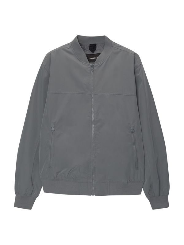 Pull&Bear Pull&Bear Prehodna jakna  bazaltno siva