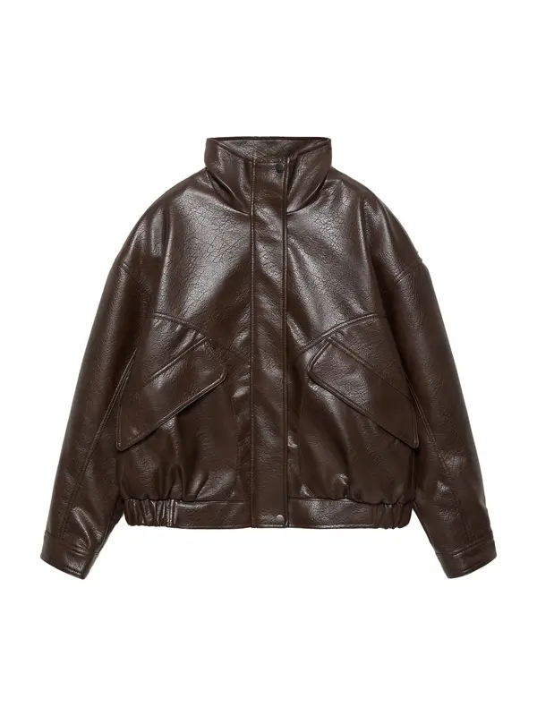 Pull&Bear Pull&Bear Prehodna jakna  čokolada