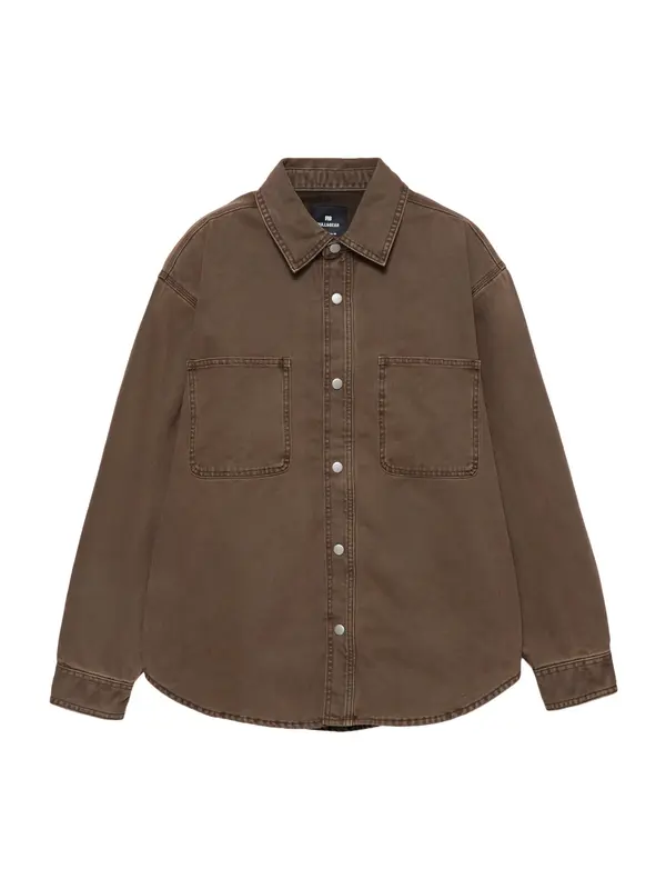 Pull&Bear Pull&Bear Prehodna jakna  čokolada