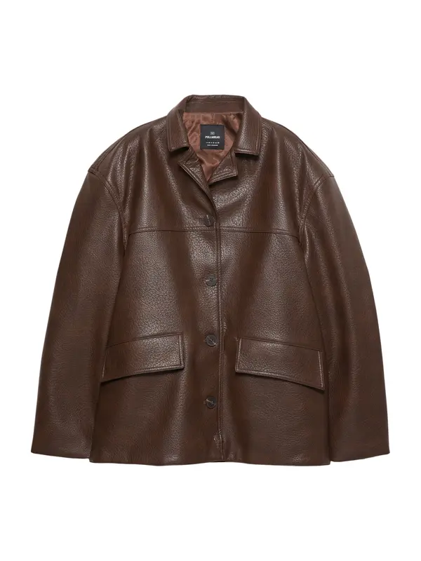 Pull&Bear Pull&Bear Prehodna jakna  čokolada