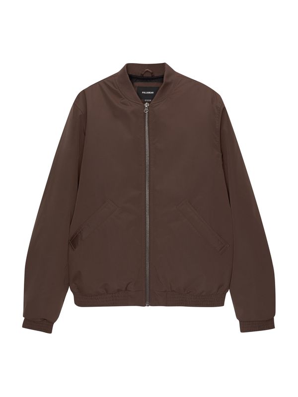 Pull&Bear Pull&Bear Prehodna jakna  čokolada