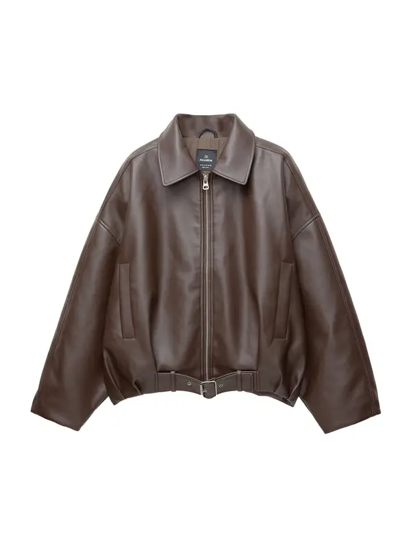 Pull&Bear Pull&Bear Prehodna jakna  čokolada