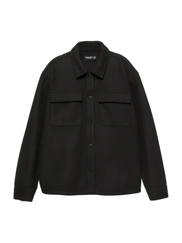 Pull&Bear Pull&Bear Prehodna jakna  črna