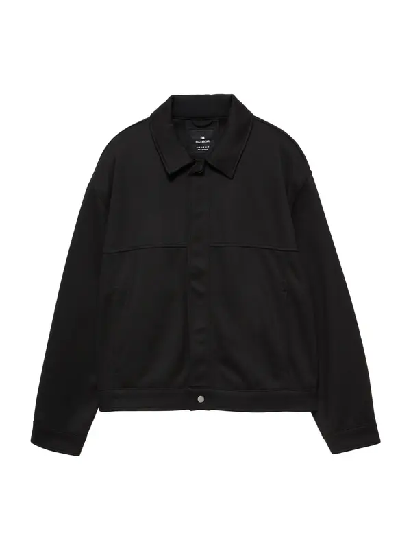 Pull&Bear Pull&Bear Prehodna jakna  črna