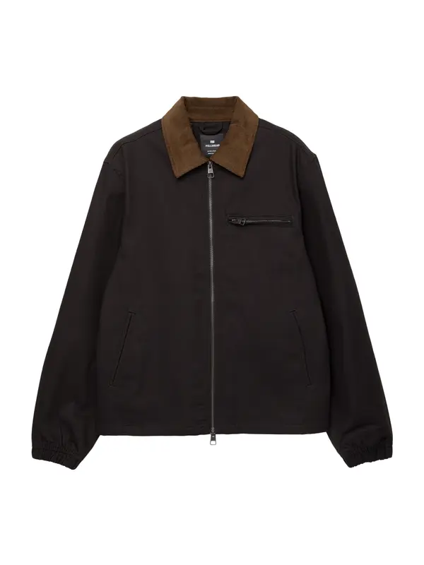 Pull&Bear Pull&Bear Prehodna jakna  črna