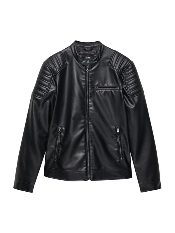 Pull&Bear Pull&Bear Prehodna jakna  črna