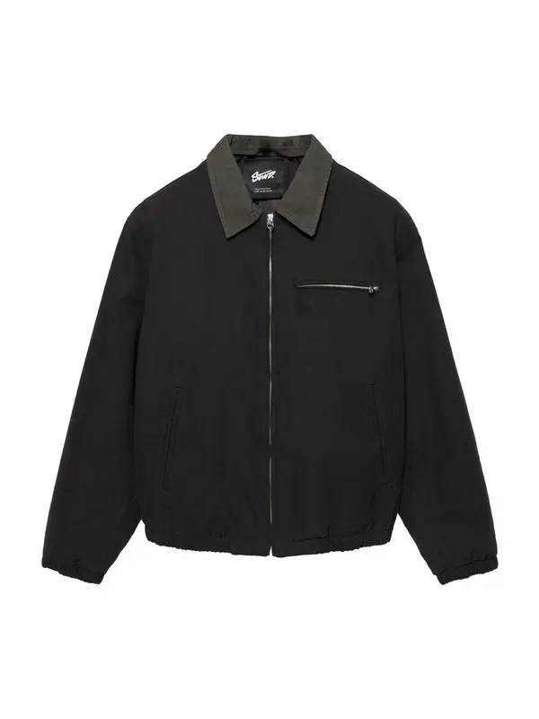 Pull&Bear Pull&Bear Prehodna jakna  črna