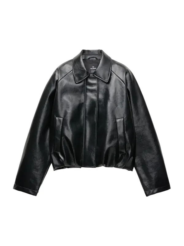 Pull&Bear Pull&Bear Prehodna jakna  črna