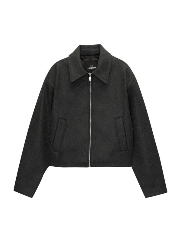 Pull&Bear Pull&Bear Prehodna jakna  grafit