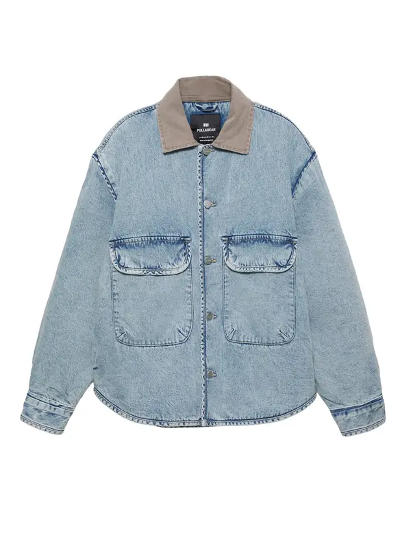 Pull&Bear Pull&Bear Prehodna jakna  indigo