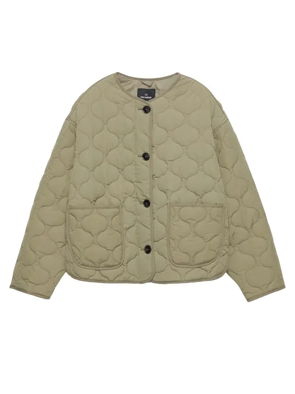 Pull&Bear Pull&Bear Prehodna jakna  kaki