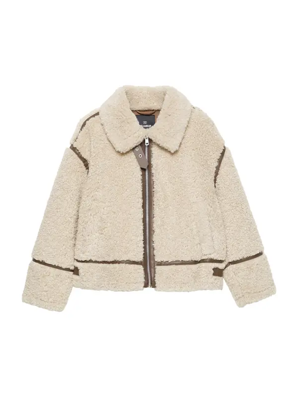 Pull&Bear Pull&Bear Prehodna jakna  kremna / rjava
