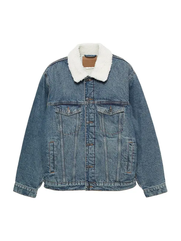 Pull&Bear Pull&Bear Prehodna jakna  moder denim