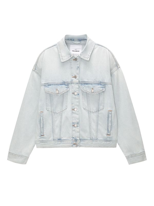 Pull&Bear Pull&Bear Prehodna jakna  moder denim