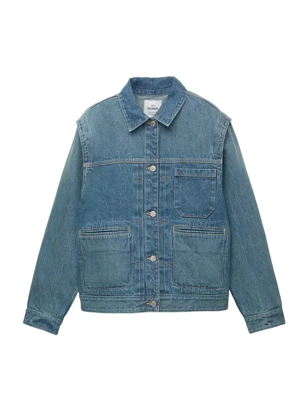 Pull&Bear Pull&Bear Prehodna jakna  moder denim