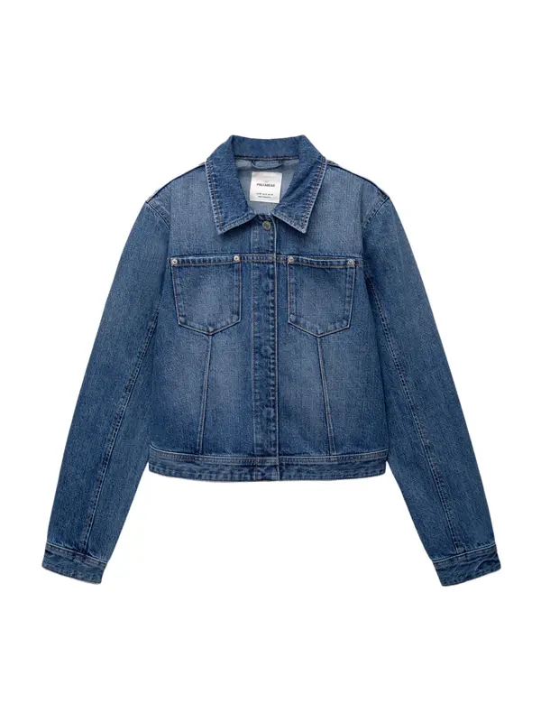 Pull&Bear Pull&Bear Prehodna jakna  moder denim