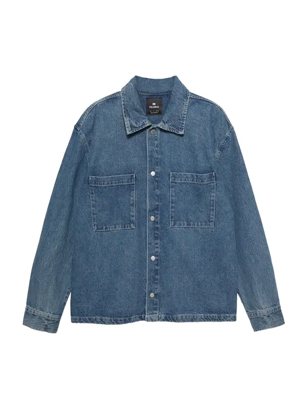 Pull&Bear Pull&Bear Prehodna jakna  moder denim
