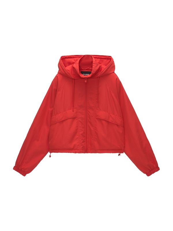Pull&Bear Pull&Bear Prehodna jakna  rdeča