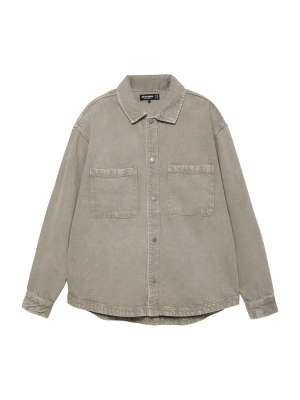 Pull&Bear Pull&Bear Prehodna jakna  siv denim