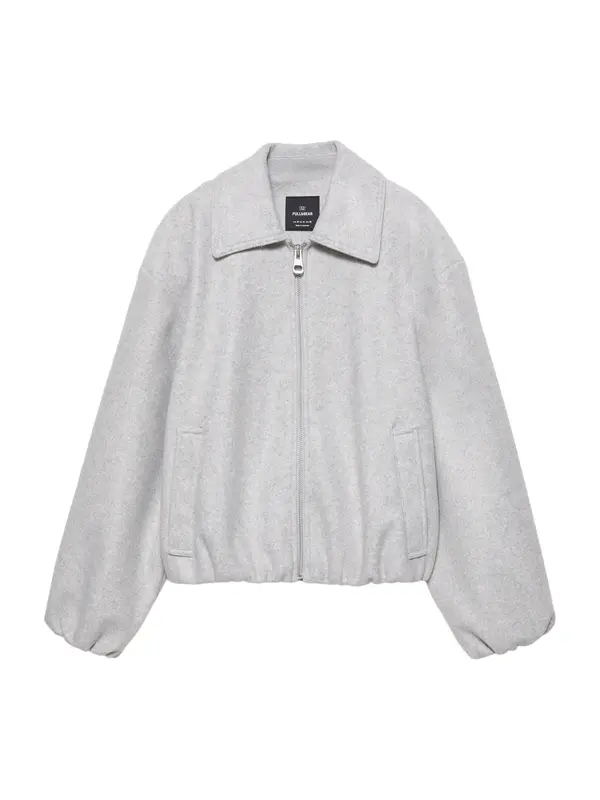 Pull&Bear Pull&Bear Prehodna jakna  siva