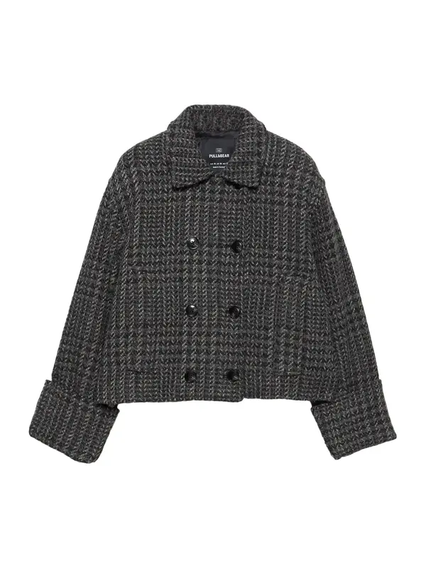 Pull&Bear Pull&Bear Prehodna jakna  siva / antracit