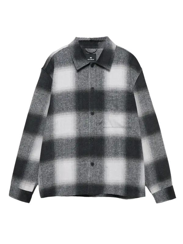 Pull&Bear Pull&Bear Prehodna jakna  siva / črna / bela