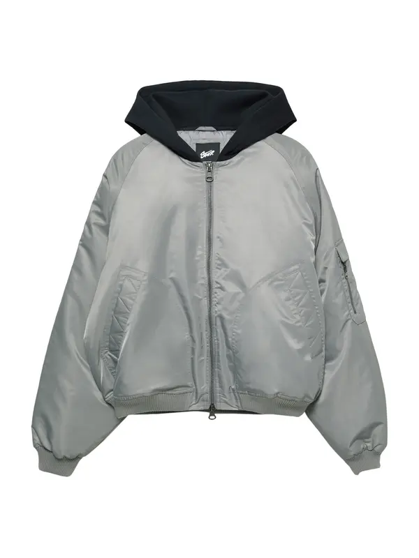 Pull&Bear Pull&Bear Prehodna jakna  siva