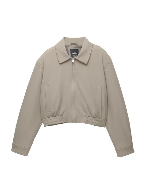 Pull&Bear Pull&Bear Prehodna jakna  temno bež
