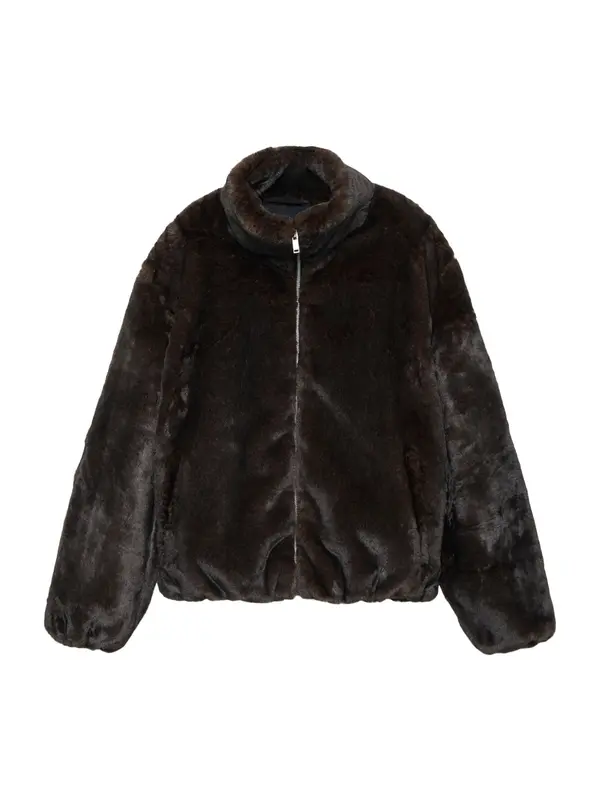 Pull&Bear Pull&Bear Prehodna jakna  temno rjava