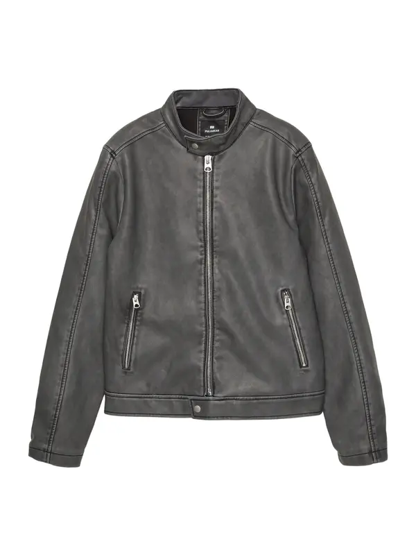 Pull&Bear Pull&Bear Prehodna jakna  temno siva