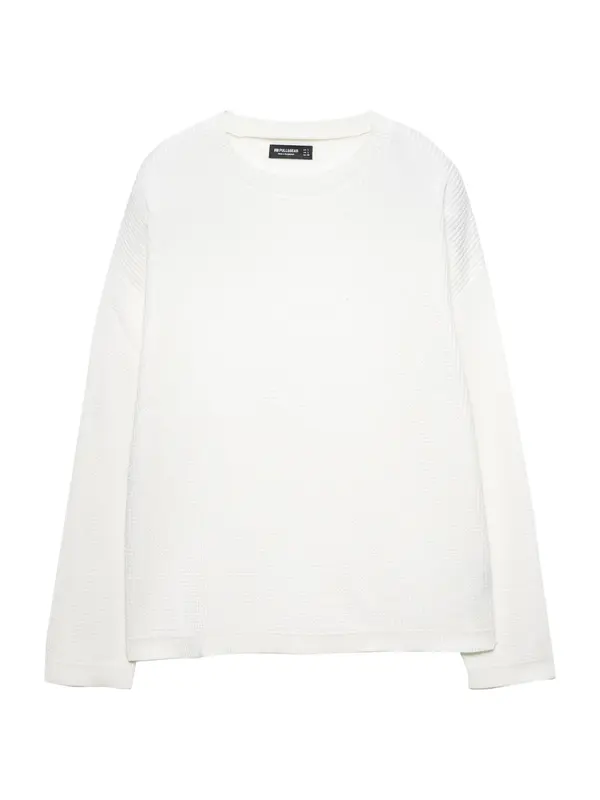 Pull&Bear Pull&Bear Pulover  bela