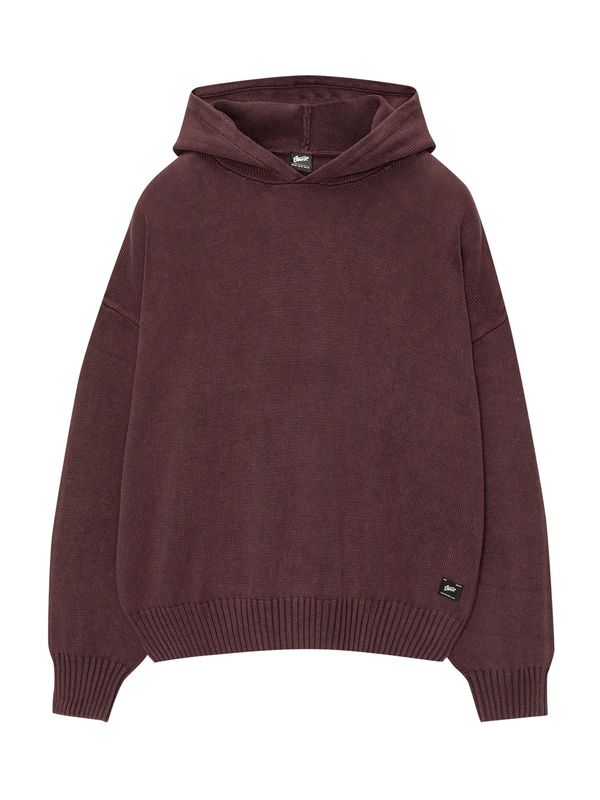 Pull&Bear Pull&Bear Pulover  bordo