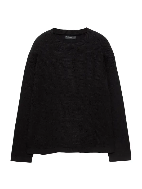 Pull&Bear Pull&Bear Pulover  črna
