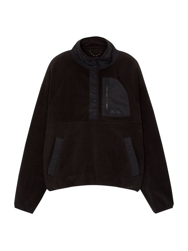 Pull&Bear Pull&Bear Pulover  črna