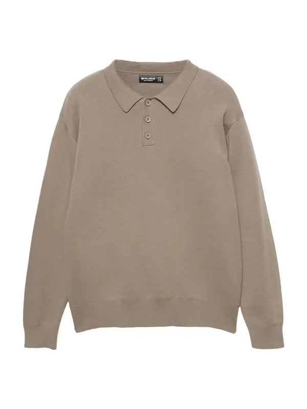 Pull&Bear Pull&Bear Pulover  kapučino