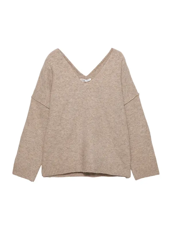 Pull&Bear Pull&Bear Pulover  pikčasto rjava
