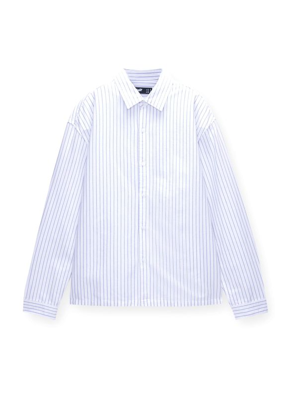 Pull&Bear Pull&Bear Srajca  safir / off-bela