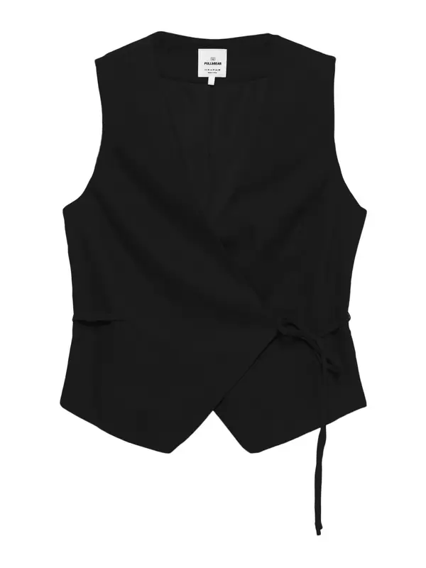 Pull&Bear Pull&Bear Telovnik  črna