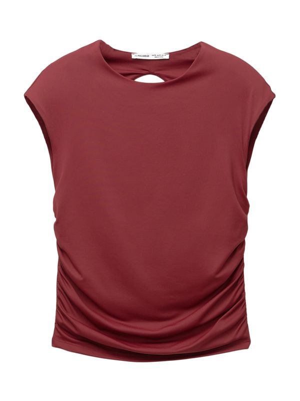Pull&Bear Pull&Bear Top  burgund