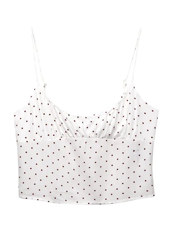Pull&Bear Pull&Bear Top  črna / bela