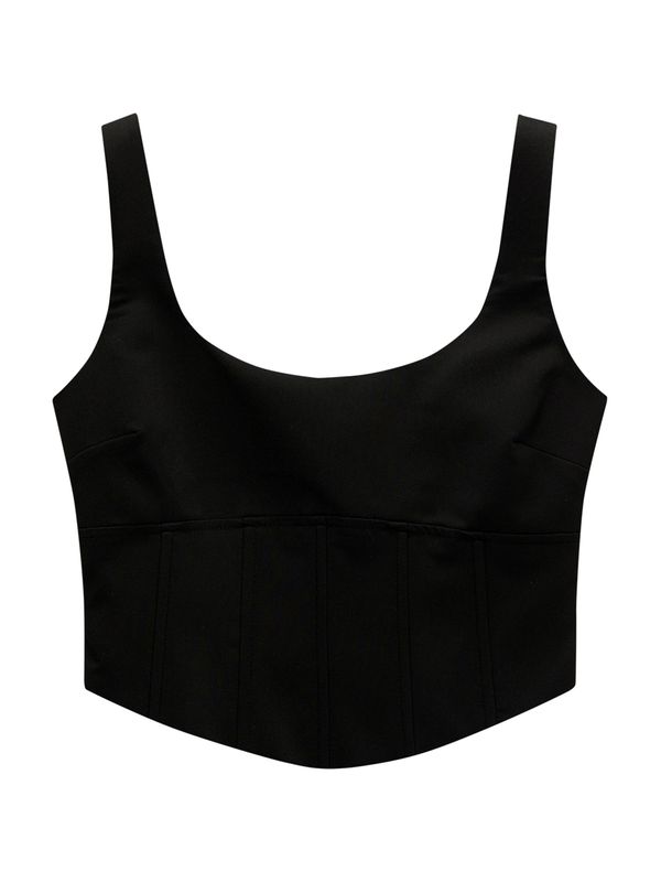 Pull&Bear Pull&Bear Top  črna