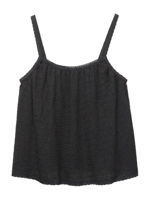 Pull&Bear Pull&Bear Top  črna
