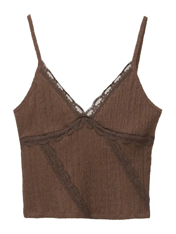 Pull&Bear Pull&Bear Top 'PACIFIC'  rjava