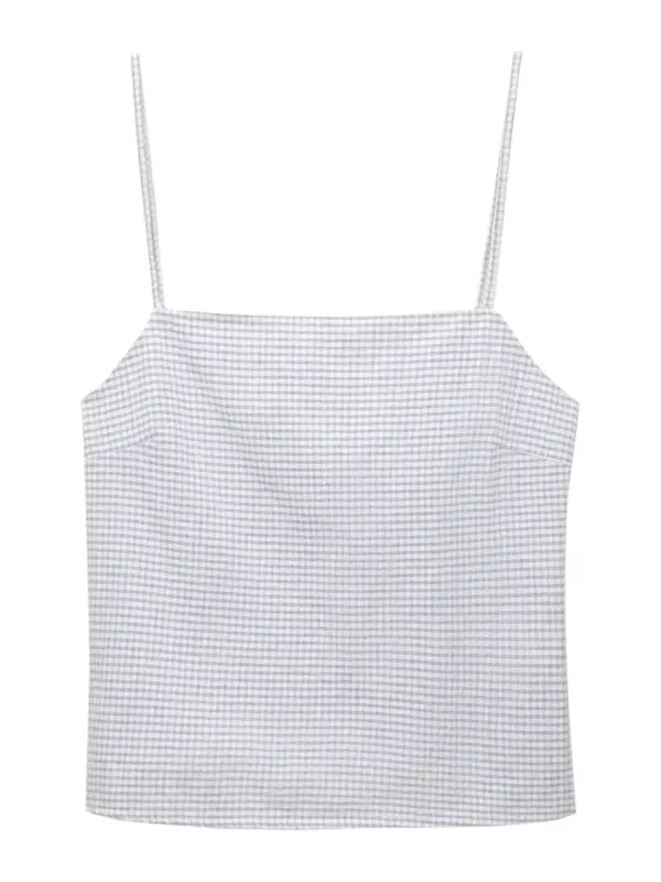 Pull&Bear Pull&Bear Top  siva / bela