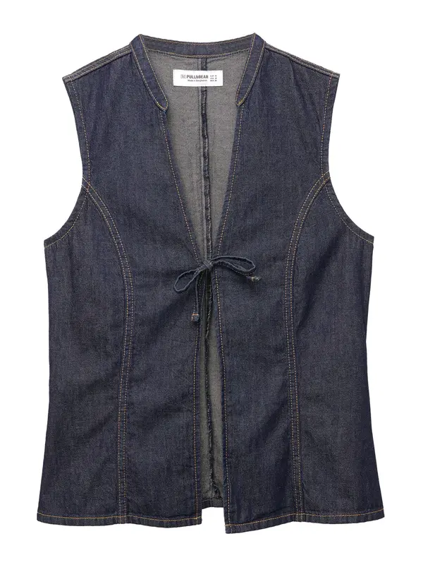 Pull&Bear Pull&Bear Top  temno modra
