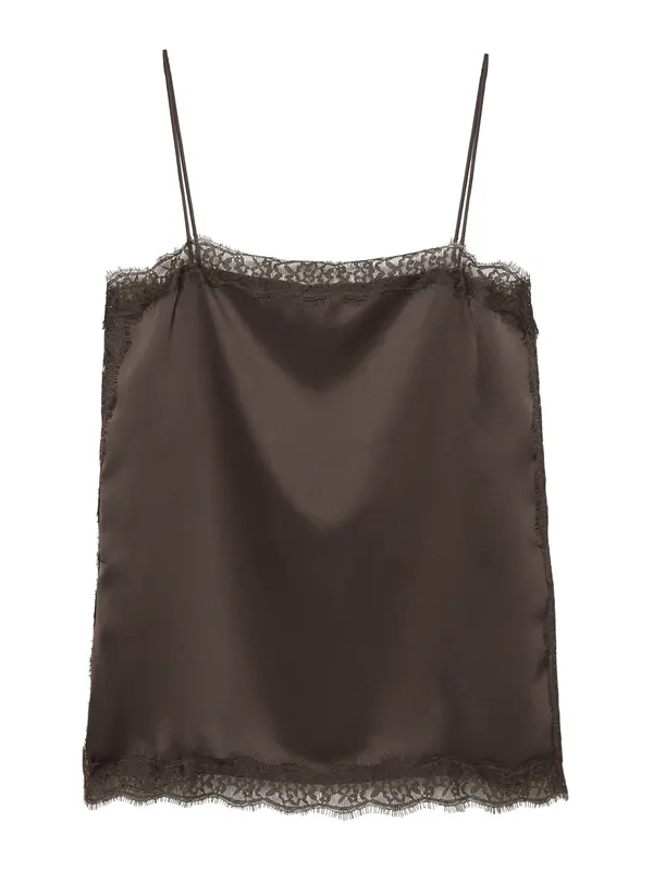 Pull&Bear Pull&Bear Top  temno rjava