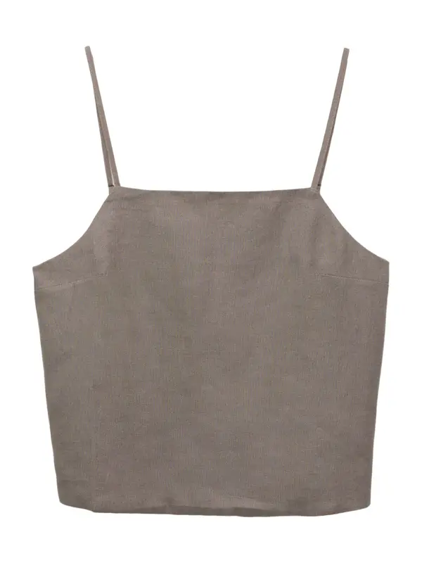 Pull&Bear Pull&Bear Top  temno siva