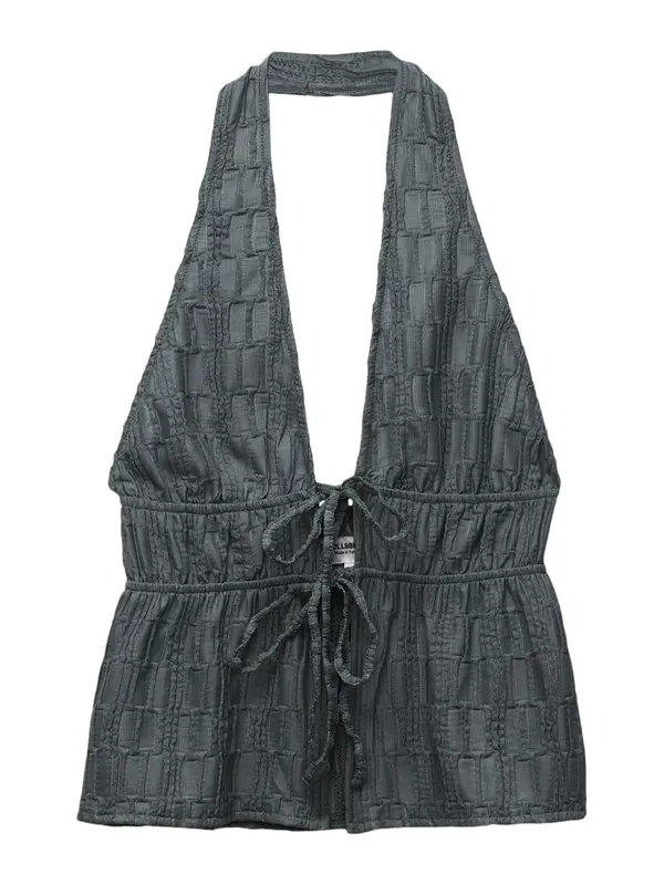 Pull&Bear Pull&Bear Top  temno siva
