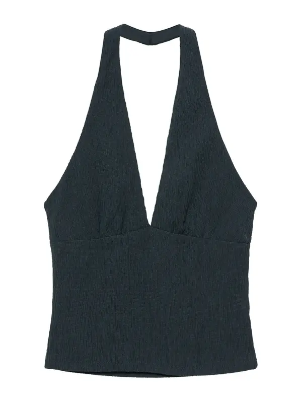 Pull&Bear Pull&Bear Top  temno zelena